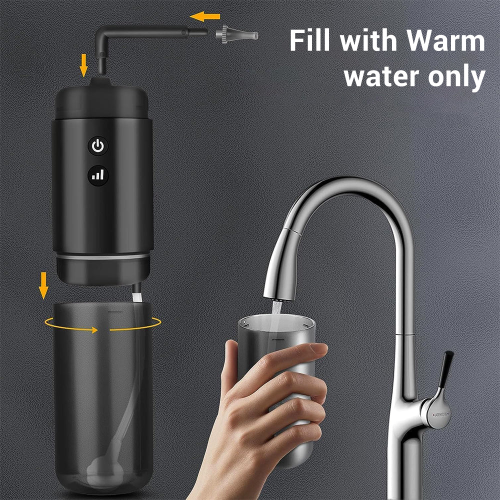 Waterproof Electric Ear Cleaner with 3 Modes & 300ml Tank