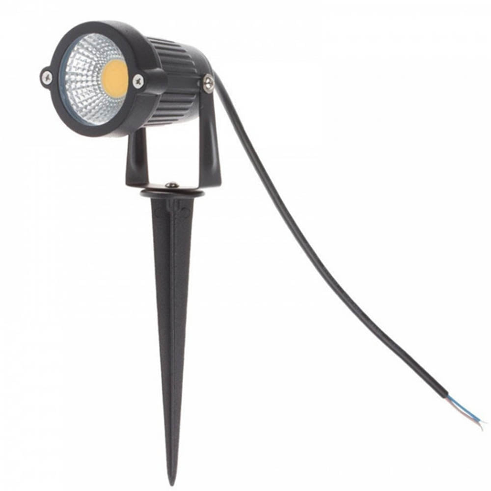 10PCS 12V Waterproof 5W LED Garden Spotlights, Warm White