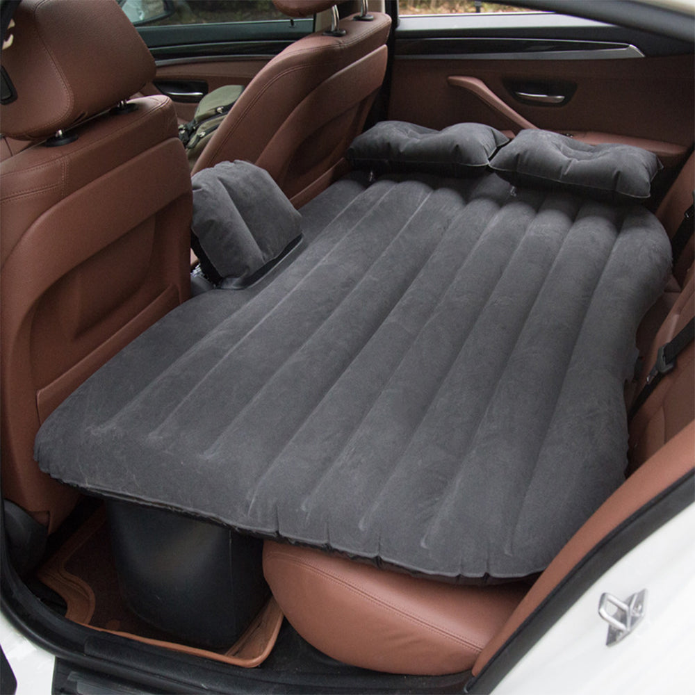 Soft Durable Inflatable Car Back Seat Mattress Set with Pillows & Stools