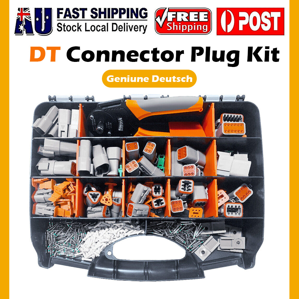 Waterproof Deutsch DT Connectors Kit, 550PCS with Crimp Tool