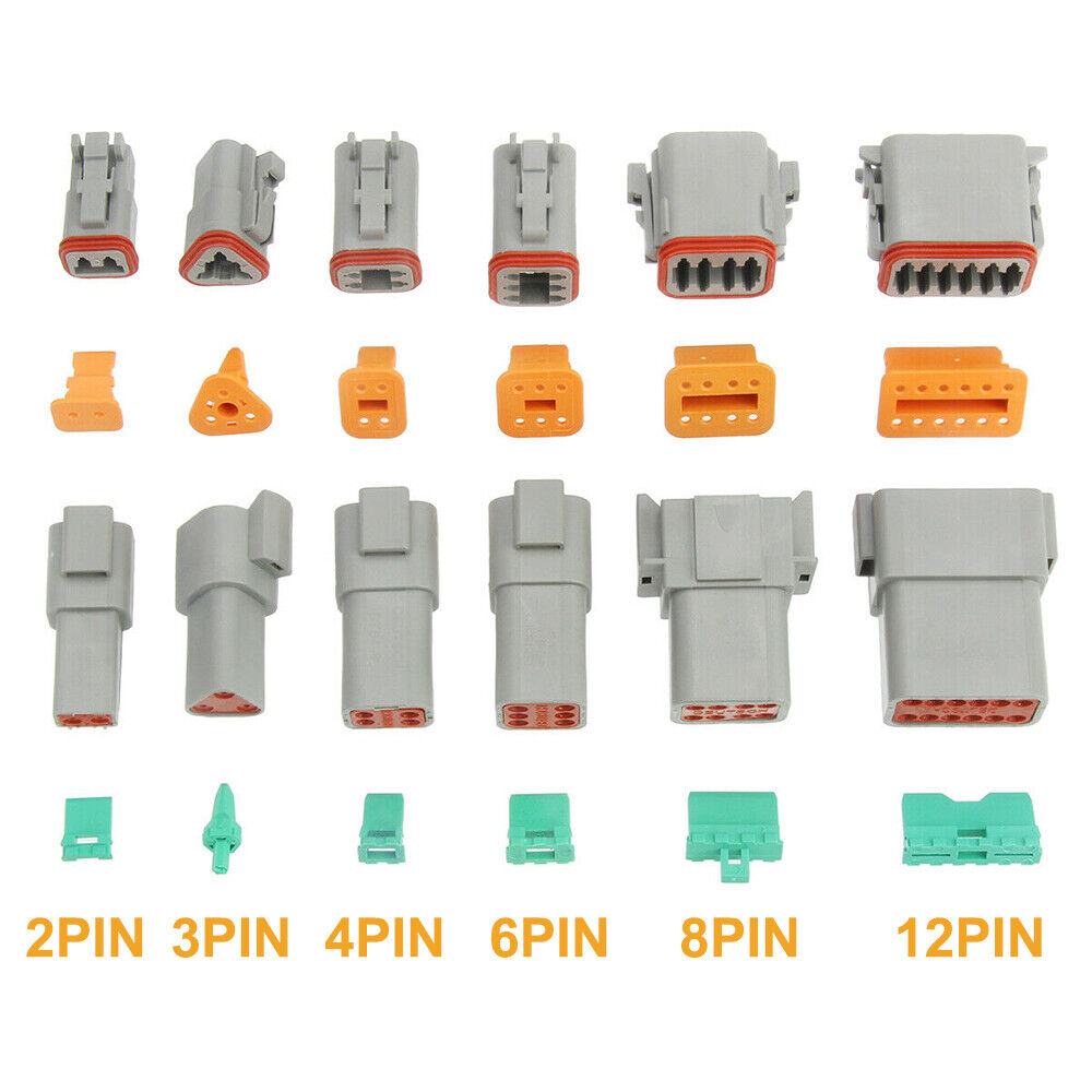 Waterproof Deutsch DT Connectors Kit, 550PCS with Crimp Tool