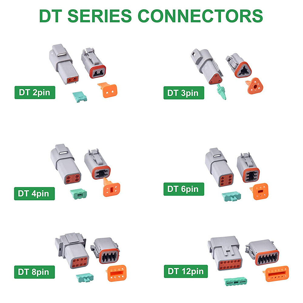 Waterproof Deutsch DT Connectors Kit, 550PCS with Crimp Tool