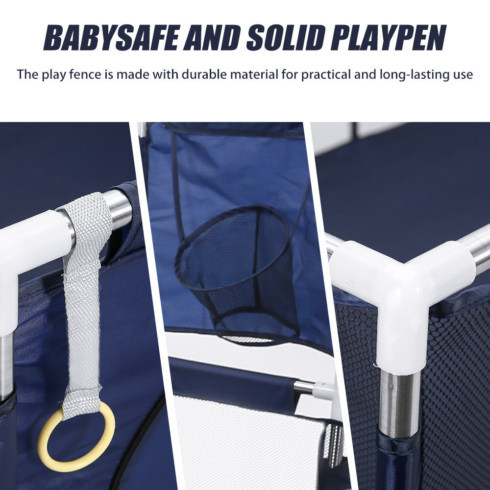 Large Baby Playpen SafetyToys Gate Kids Toddler Fence Play Activity Center Game