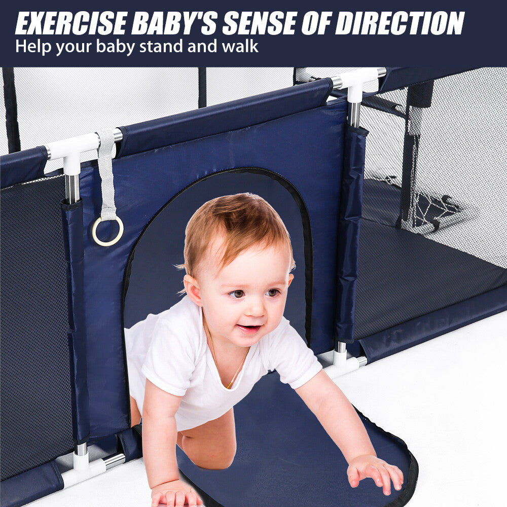 Large Baby Playpen SafetyToys Gate Kids Toddler Fence Play Activity Center Game