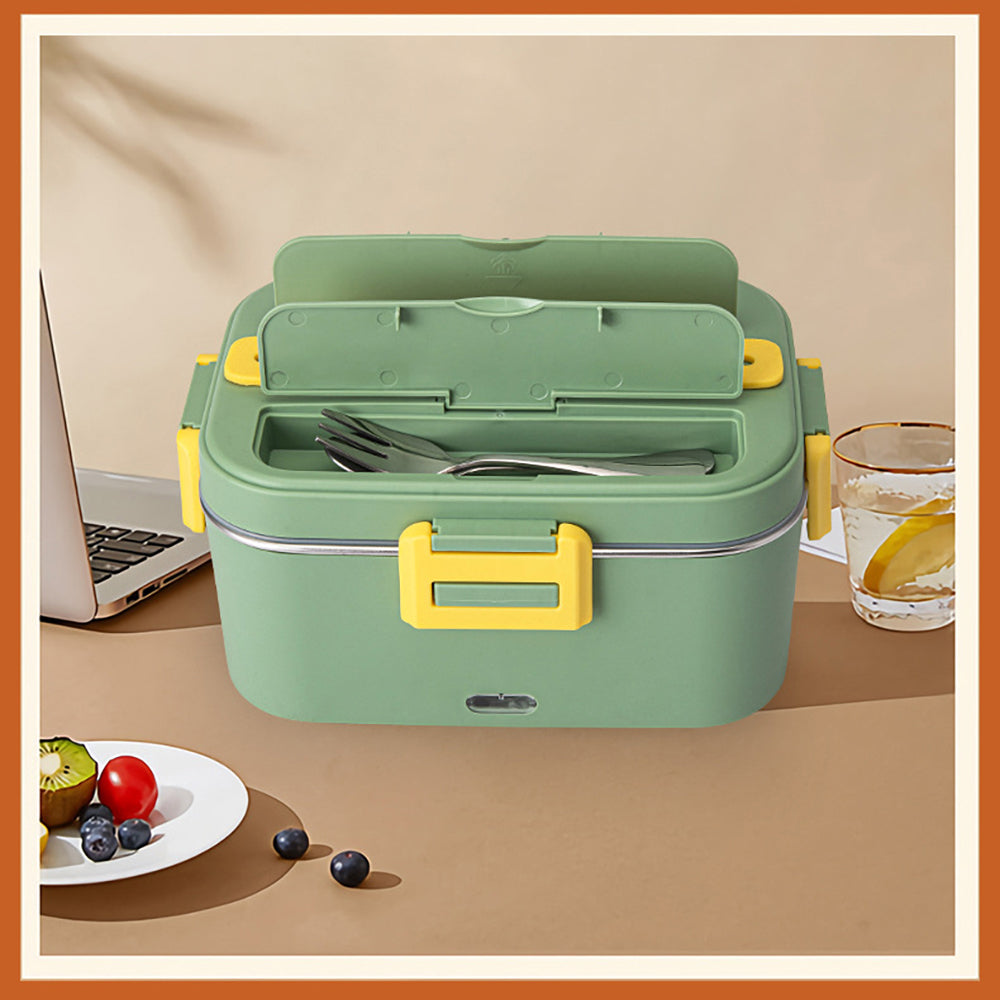 75W Leak-Proof Electric Lunch Box, 1.8L Food Warmer Heater