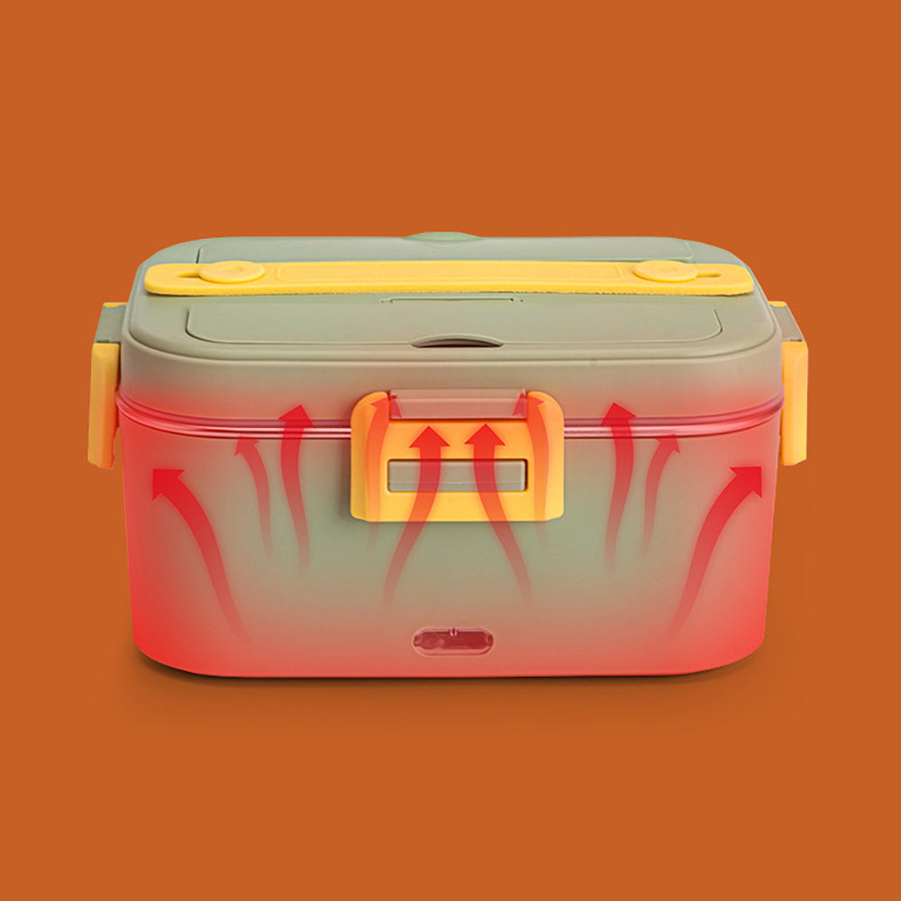 75W Leak-Proof Electric Lunch Box, 1.8L Food Warmer Heater