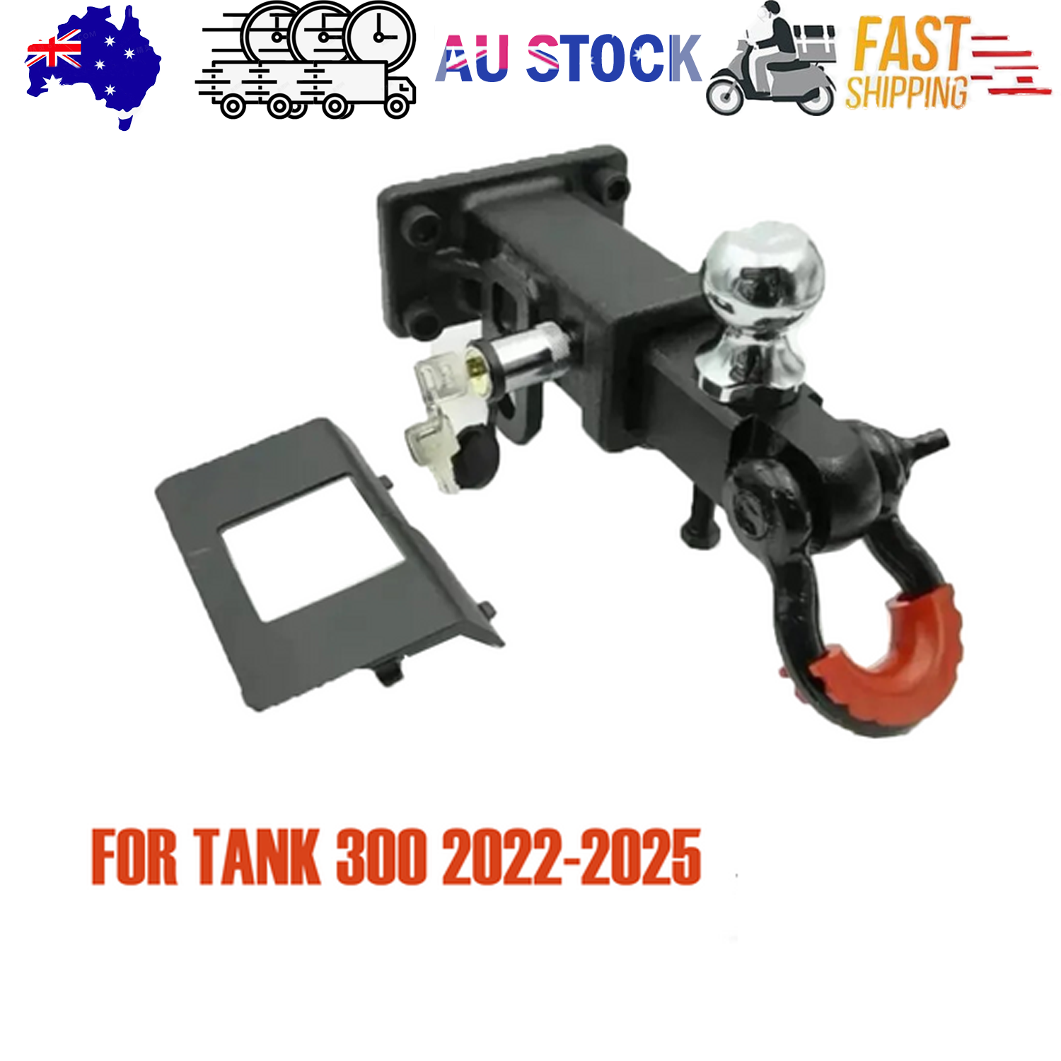 TOWBAR KIT SET FOR TANK 300 2022-2025 Hitch Bar Tow Ball Towbar & More! UPGRADED