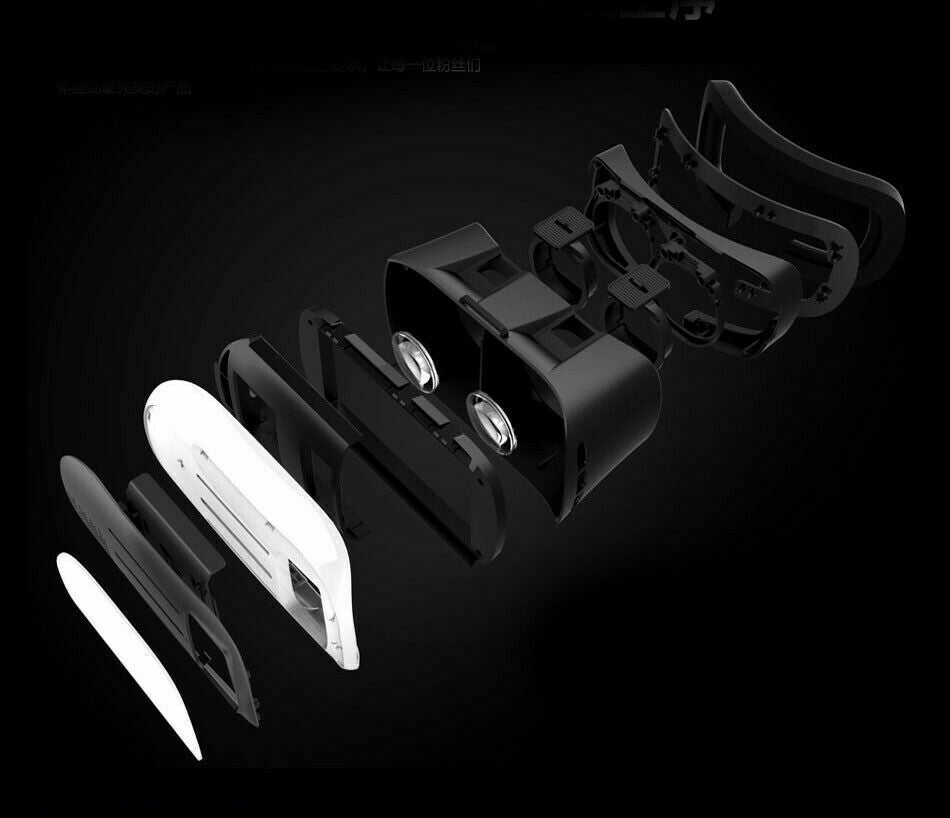 Adjustable Lens 3D VR Headset w/Gamepad for Smartphones