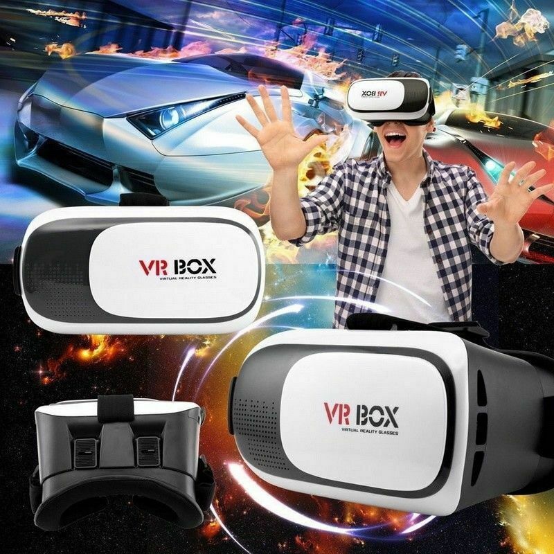 Adjustable Lens 3D VR Headset w/Gamepad for Smartphones