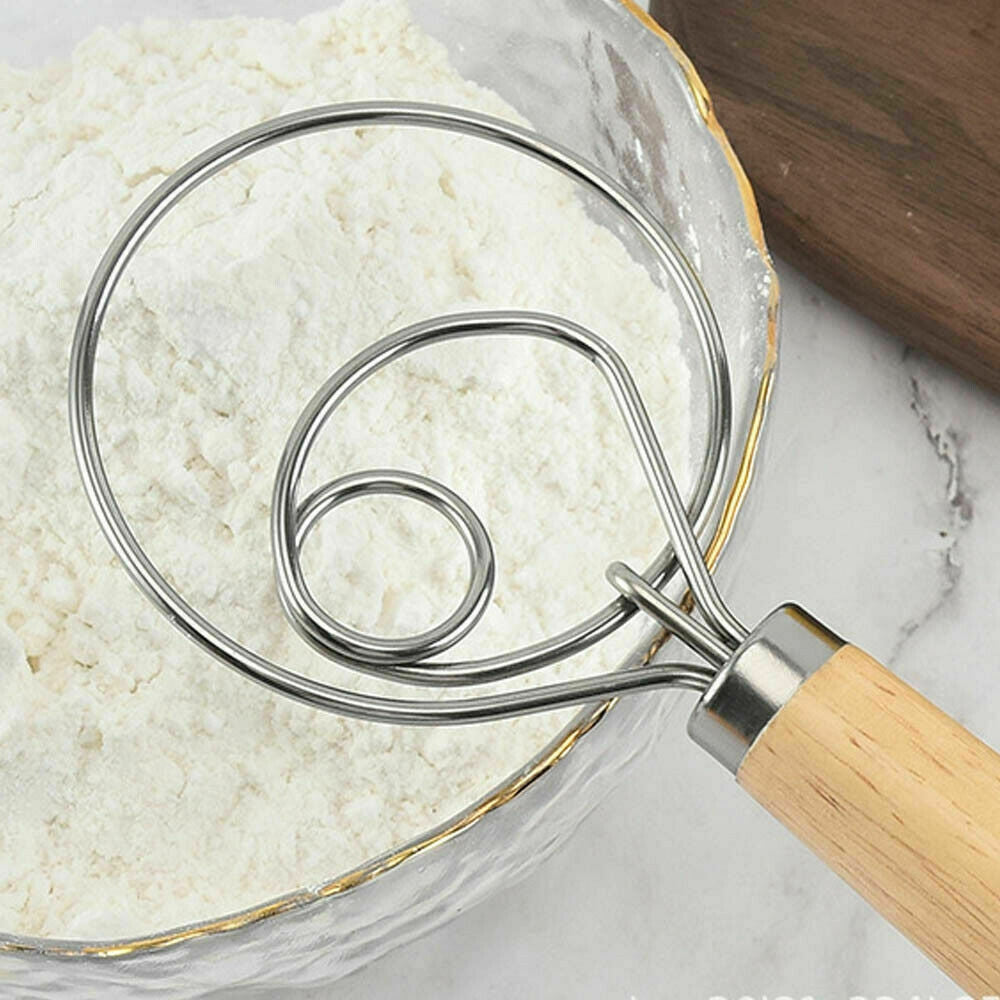 Stainless Steel Dough Mixer 13" Whisk for Baking