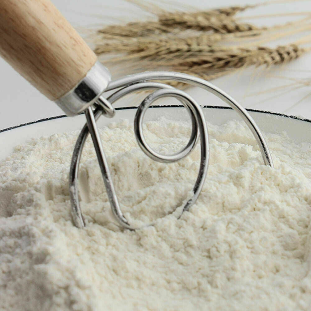 Stainless Steel Dough Mixer 13" Whisk for Baking