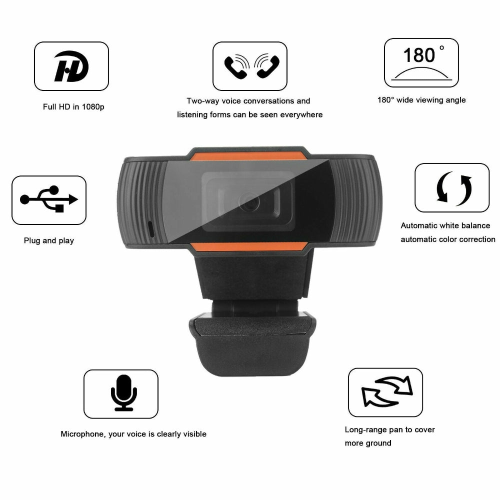 110 Degree 12MP HD Webcam Autofocus 720-1080P for PC & Desktop