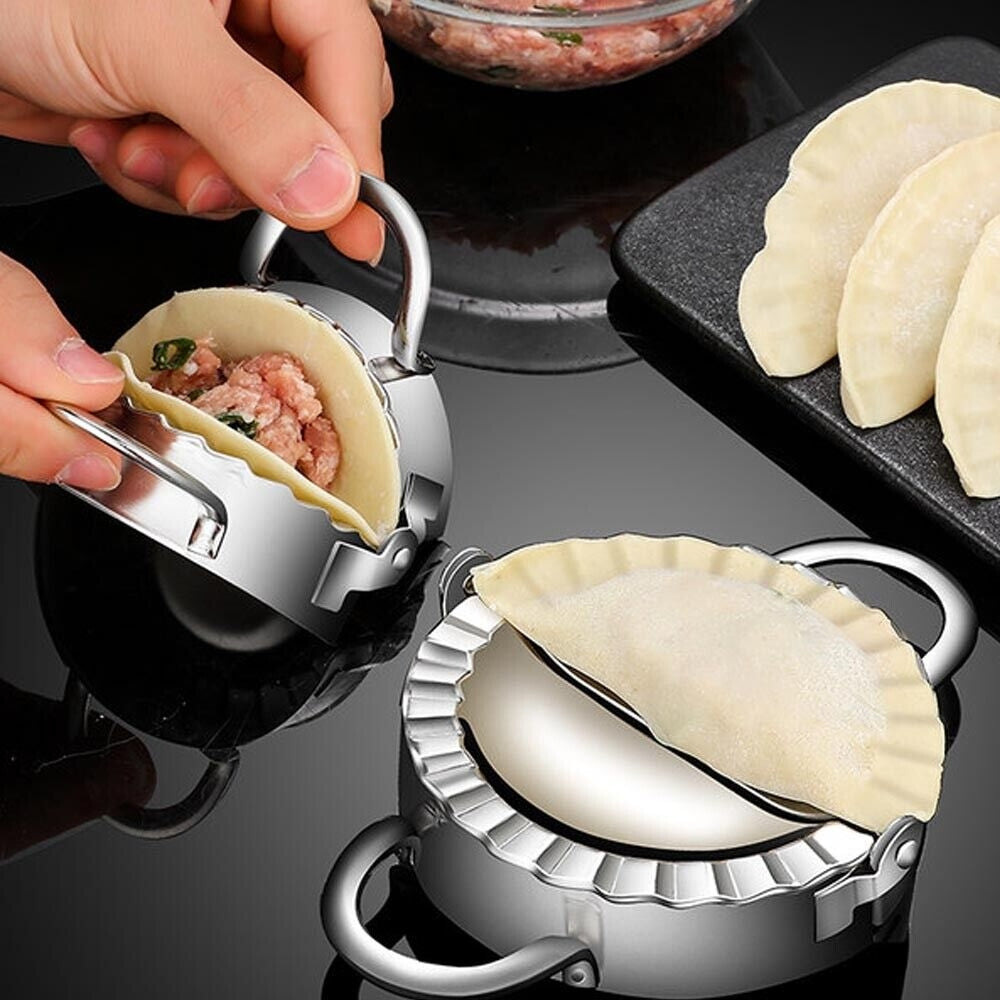 Stainless Steel Dumpling Maker Set with Dough Press Tools