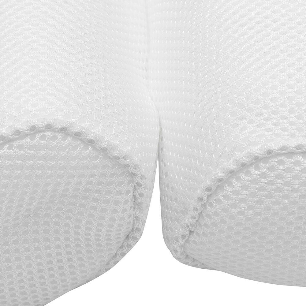 3D Mesh Bath Pillow Neck Back Support 7 Suction Cups