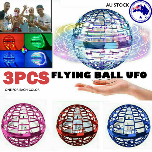 Strong Safe 3pcs Flying Ball Mini Hand UFO Drones with Lights