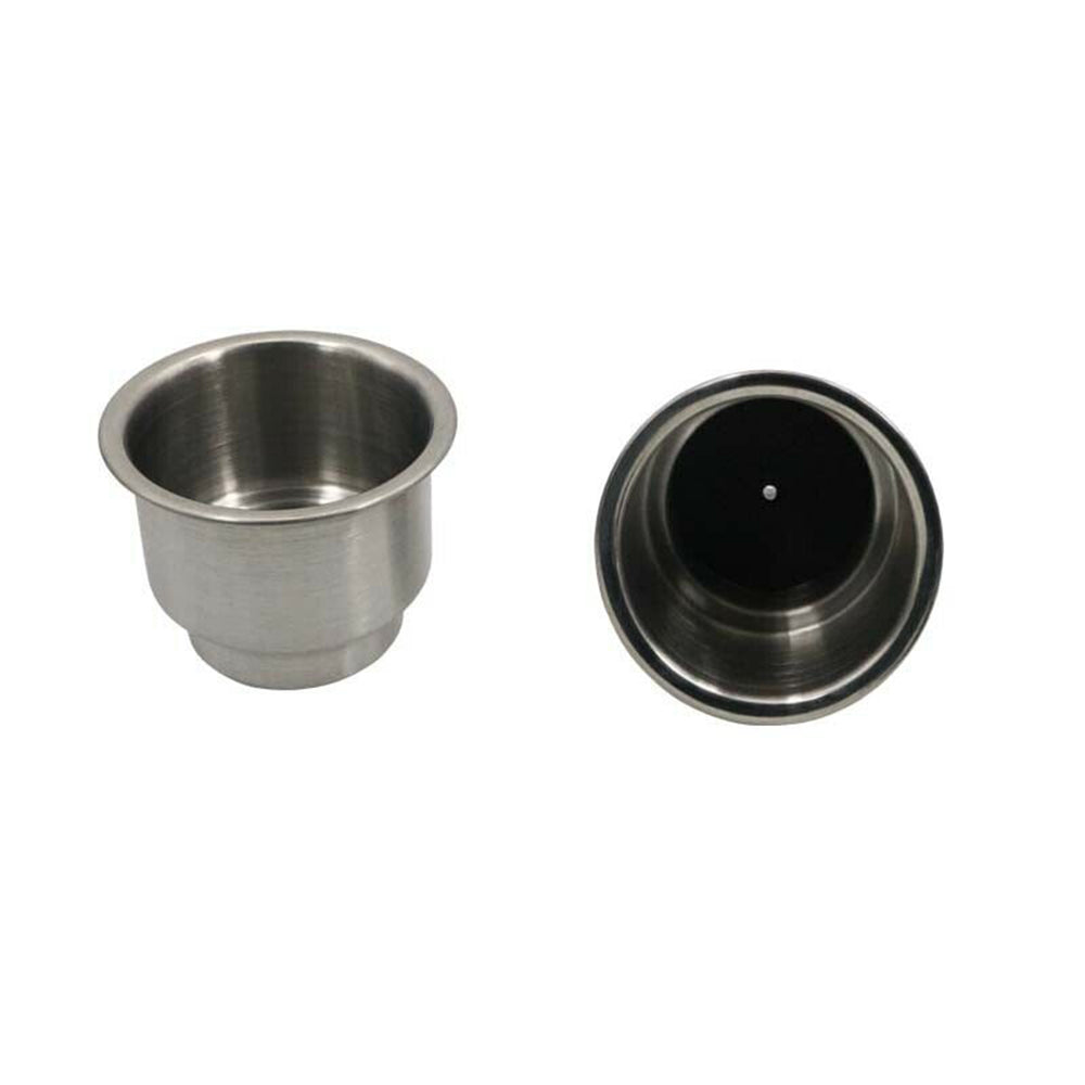 Stainless Steel Drink Cup Holders 4PCS with Drain Holes