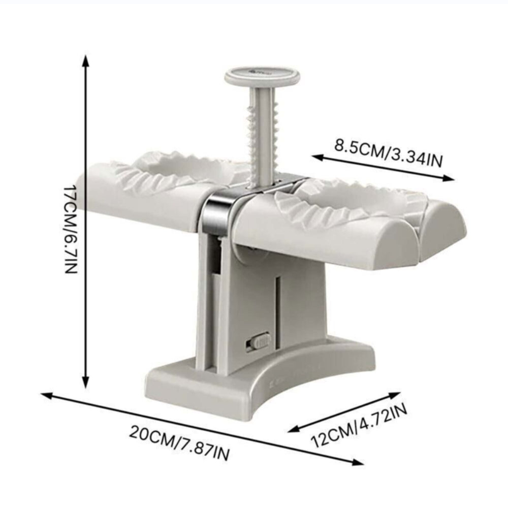 Food-Grade Stainless Steel Dumpling Maker, 1x Dumpling Mould