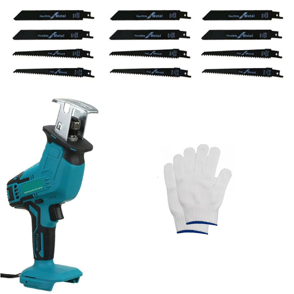 High Power Cordless Reciprocating Saw Kit, Variable Speed