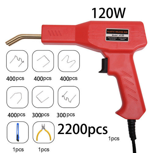 Ergonomic Plastic Welder Kit with 2000 Staples, AU Plug