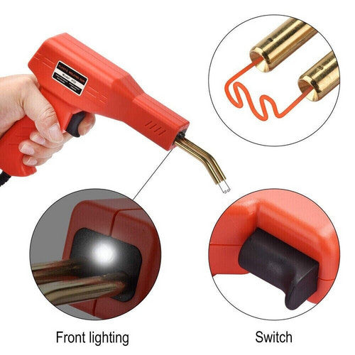 Ergonomic Plastic Welder Kit with 2000 Staples, AU Plug