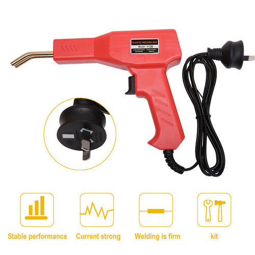 Ergonomic Plastic Welder Kit with 2000 Staples, AU Plug