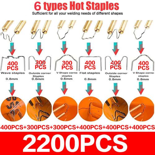 200W 🔥Plastic Welding Machine Kit Stapler Welder Garage Tool Repair Car Bumper