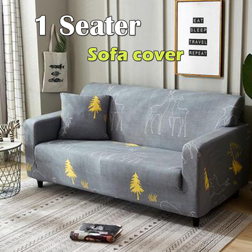 High Stretch Polyester Sofa Slipcover with Pillowcase