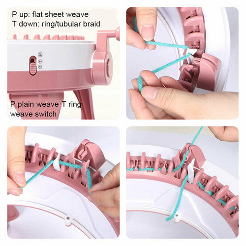 48-Needle Swift DIY Knitting Machine Set for Beginners