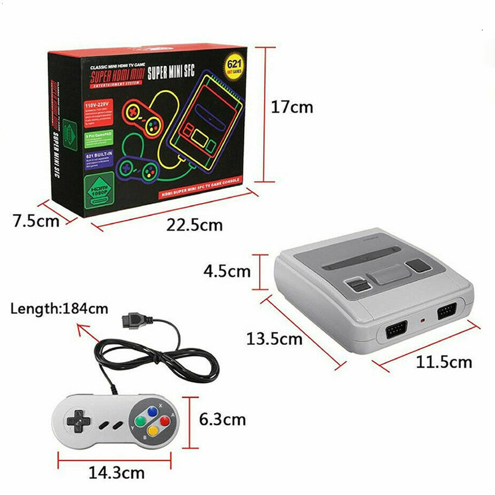 1080P HDMI Retro Handheld Game Console with 621 Games