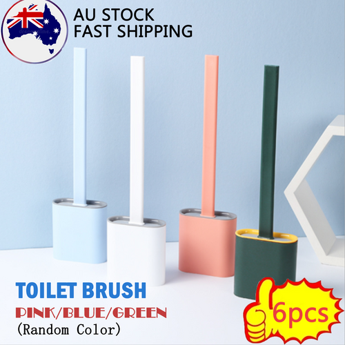 Flexible Silicone Bristle Toilet Brush with Ventilated Base