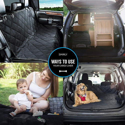 Waterproof NonSlip Pet Car Seat Cover with Mesh Window