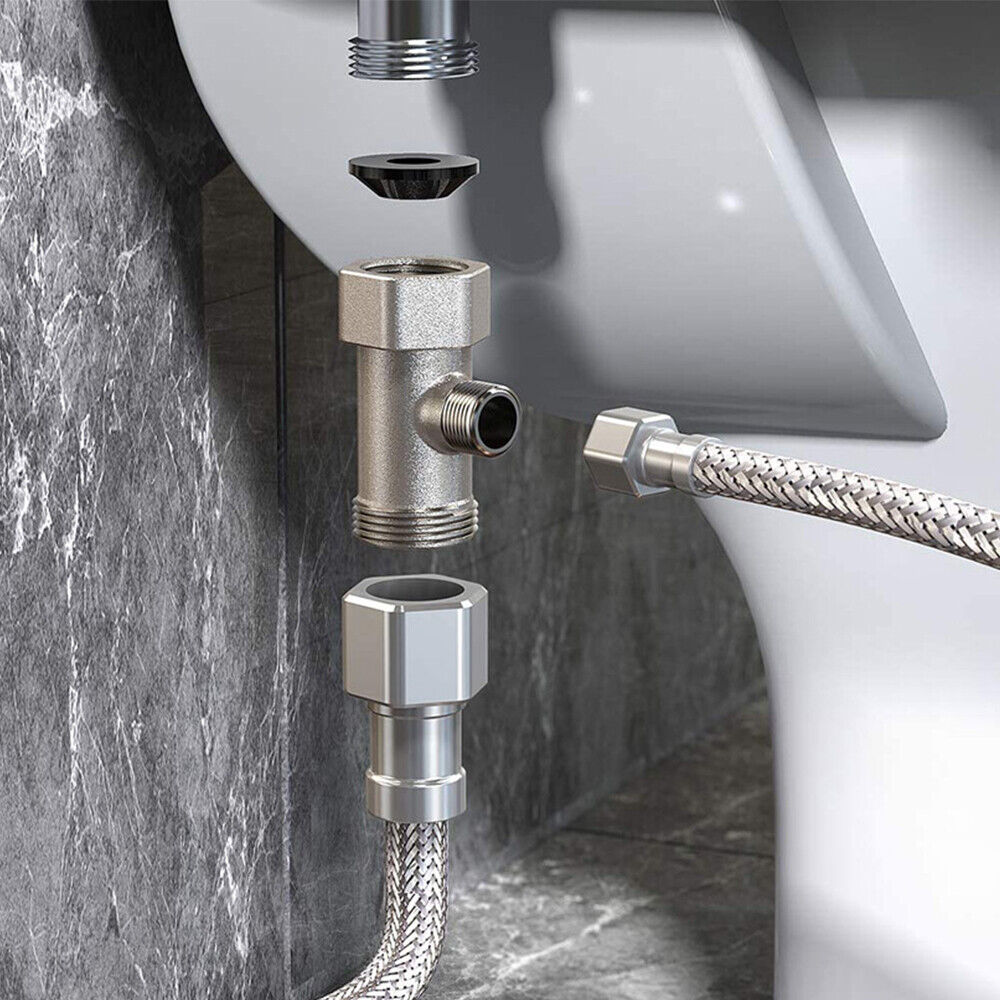 Dual Nozzles Non-Electric Bidet Seat with Hot & Cold Water Control