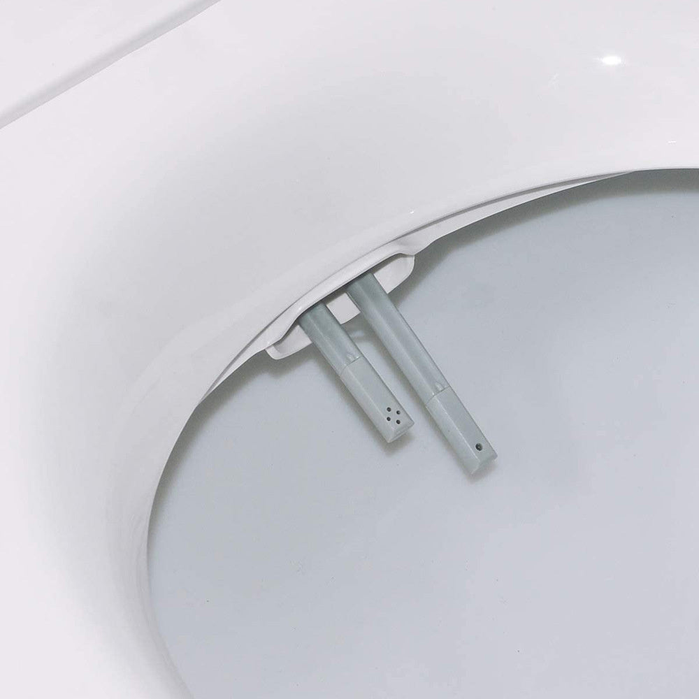 Dual Nozzle Non-Electric Bidet Toilet Seat, Soft-Close, Adjustable