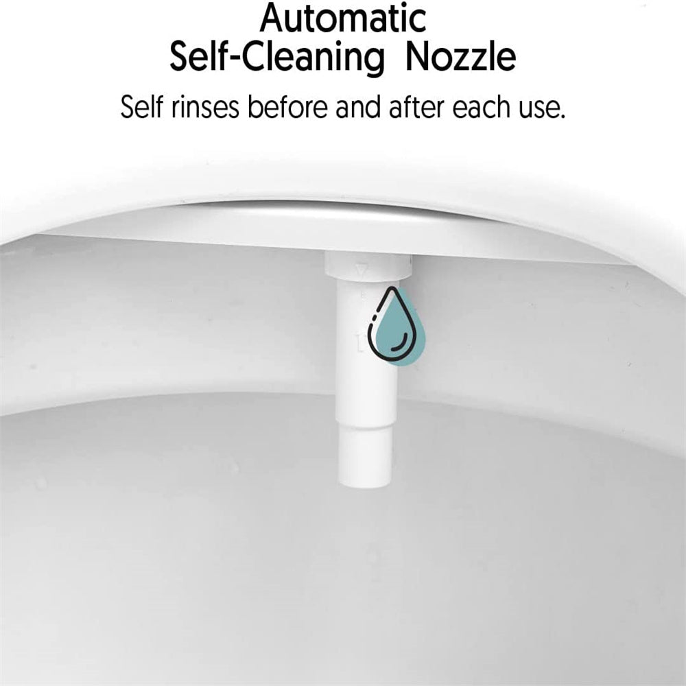 Adjustable Nozzles Toilet Bidet Seat with Cold Water Spray