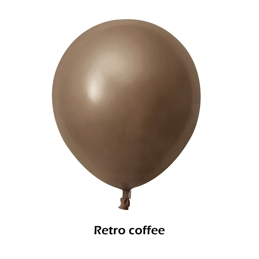 Latex Coffee Balloon Arch Garland Kit for Parties, 122X