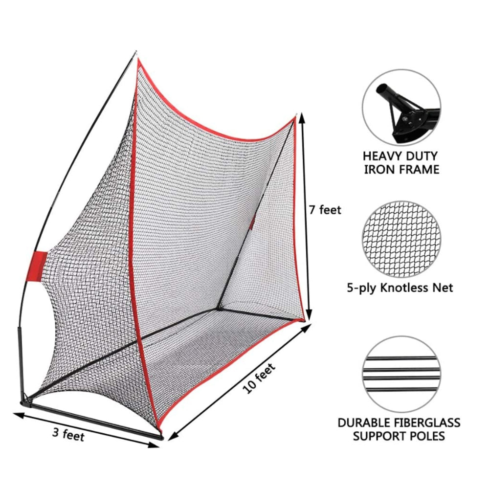 Durable Portable Golf Practice Net 3M Easy Setup +Carry Bag