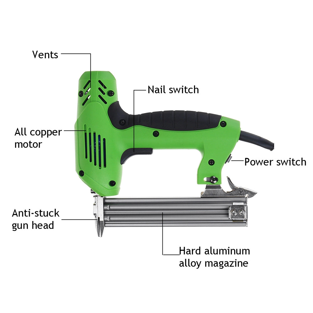 2000W Electric Staple Gun, 45pcs/min, Heavy Duty Woodworking