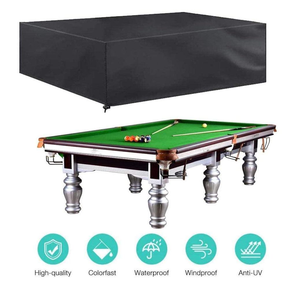 Waterproof Heavy-Duty 8FT Pool Table Cover, Oxford Cloth