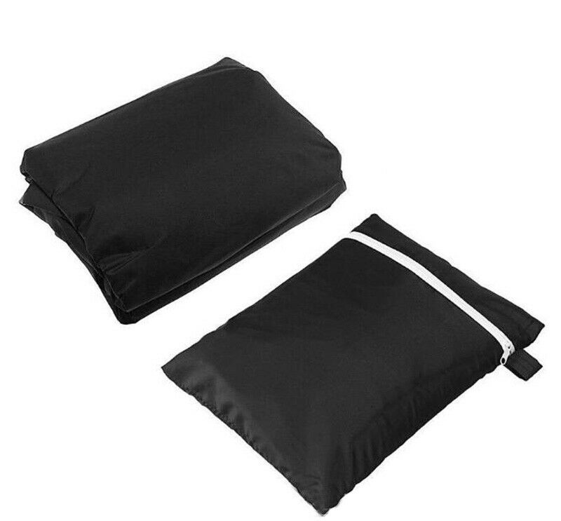 Waterproof Heavy-Duty Billiard Table Cover, 9ft - Black