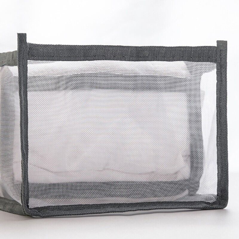 2PCS 7 Grids Mesh Foldable Washable Jeans Organizer