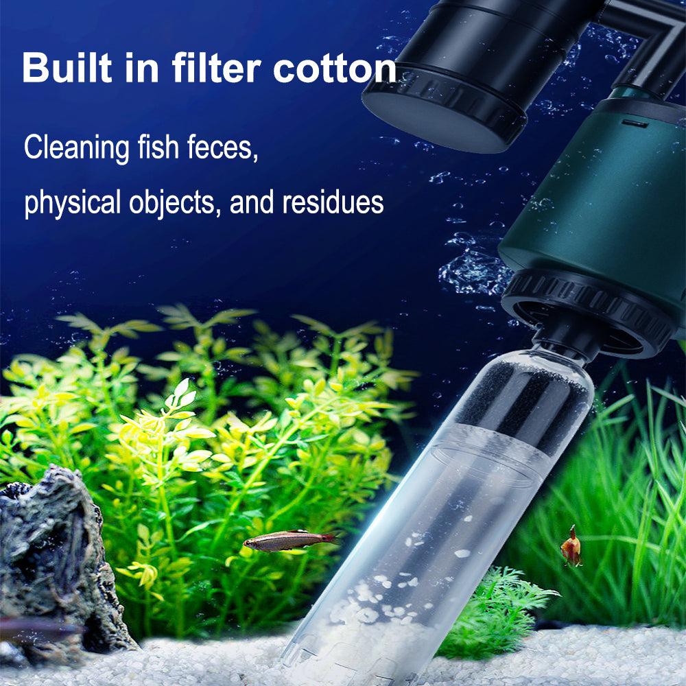 36W 2000L/H Electric Aquarium Cleaner, Water Changer