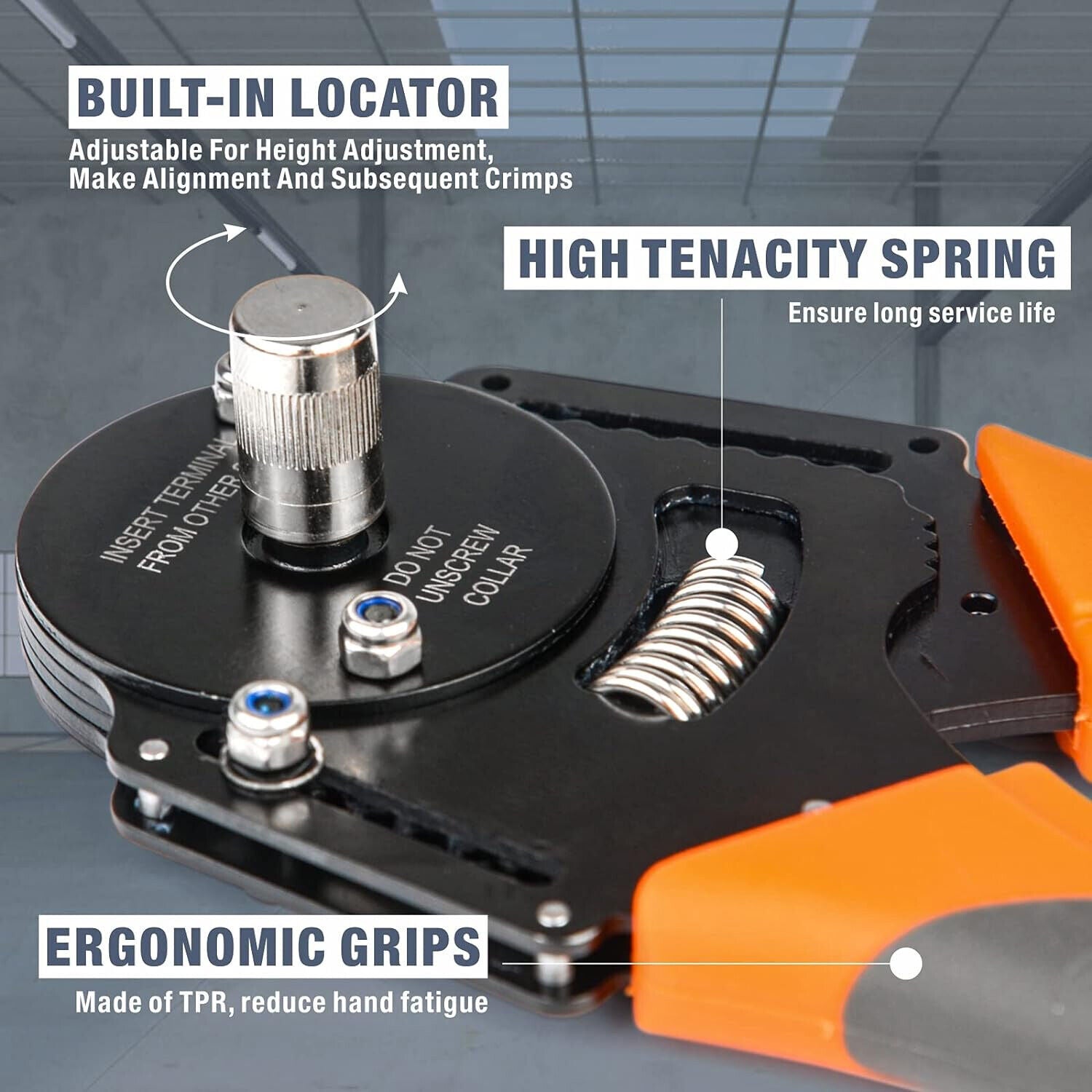 DT20 Crimper 4 Way Indent,8 Impression iCrimp Closed Barrel Type Deutsch Crimper