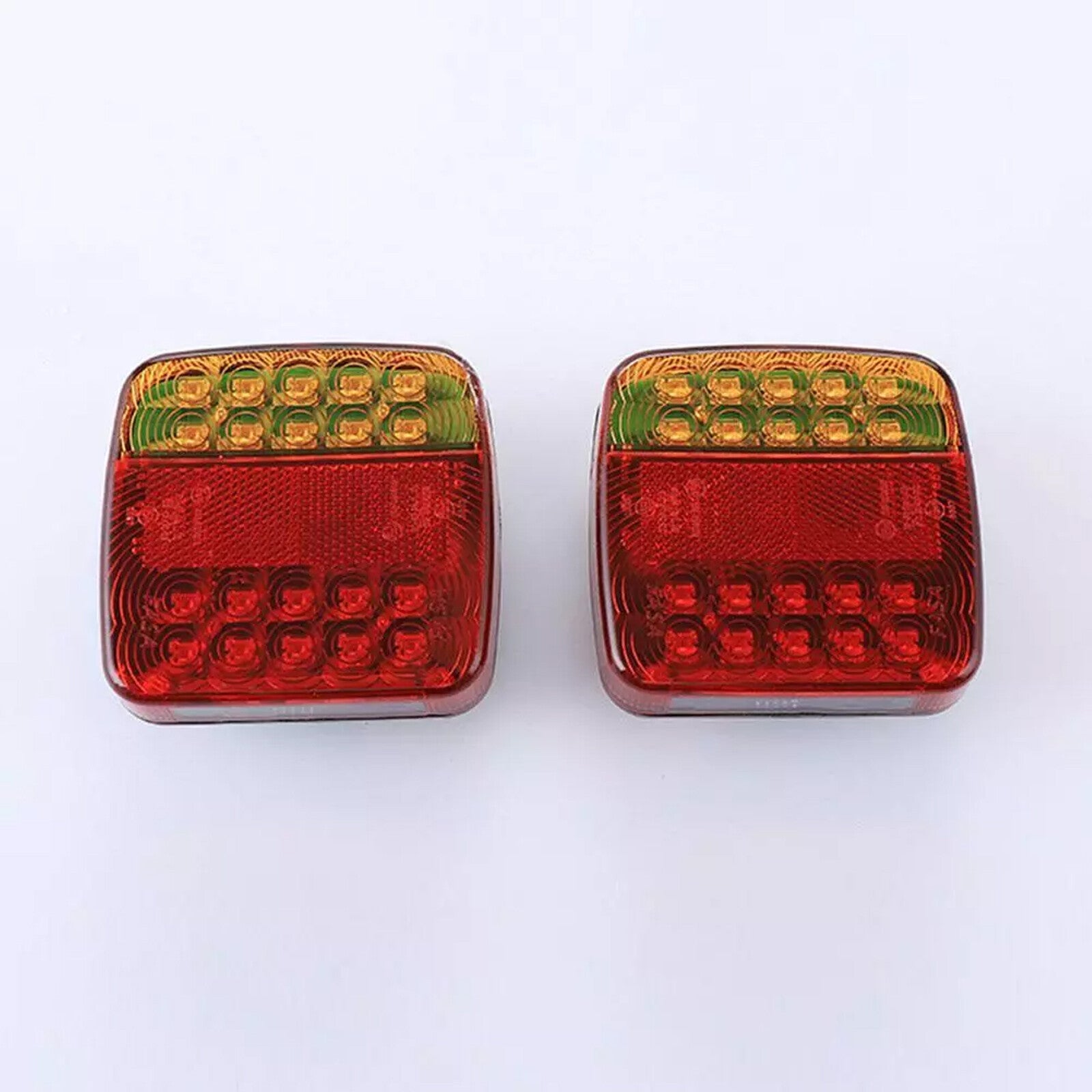 2X 7Pin LED Magnetic Wireless Trailer-TailLight Kit For Trailer Truck Automotive