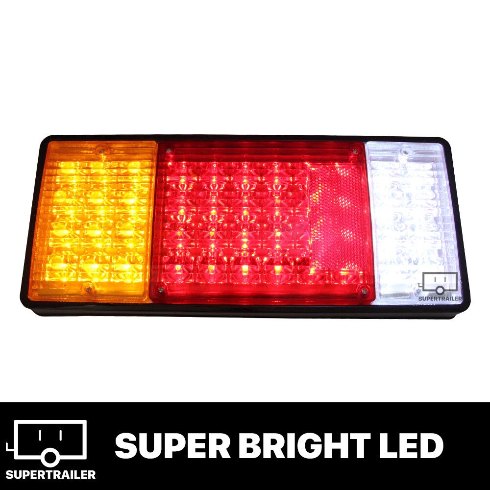 2X 44 LED Tail Lights Trailer Ute Caravan Truck Stop Indicator rear LAMP 10-30V