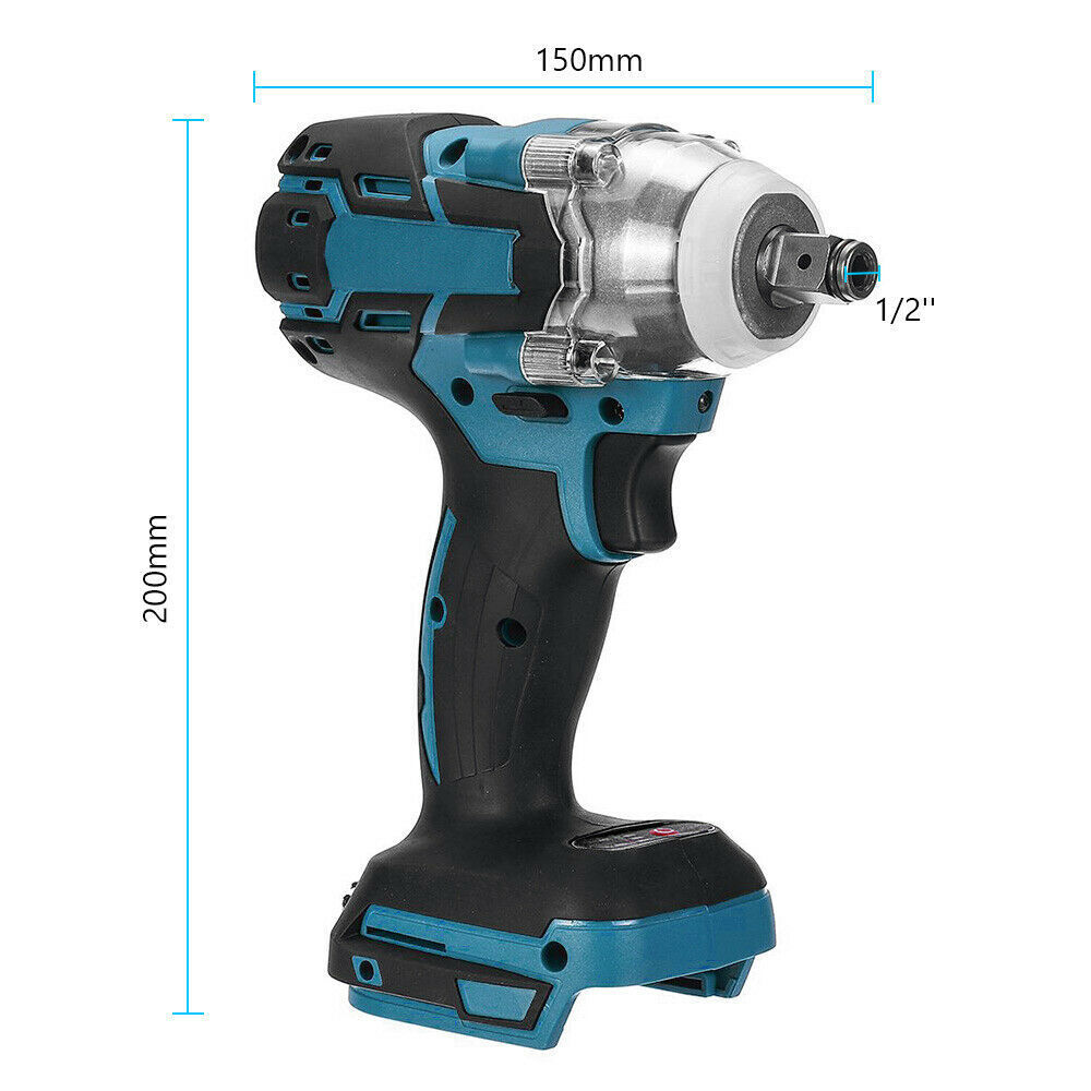 High Torque Cordless Impact Wrench, Brushless, 1/2" 36V