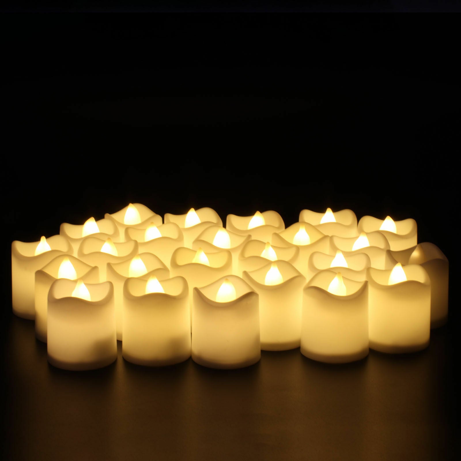 48PCS Flameless LED Tea Light Candles Warm White Decoration