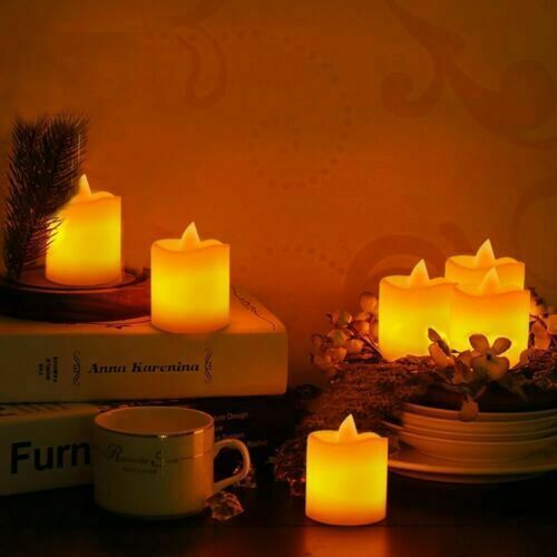 48PCS Flameless LED Tea Light Candles Warm White Decoration