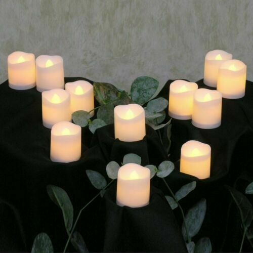 48PCS Flameless LED Tea Light Candles Warm White Decoration