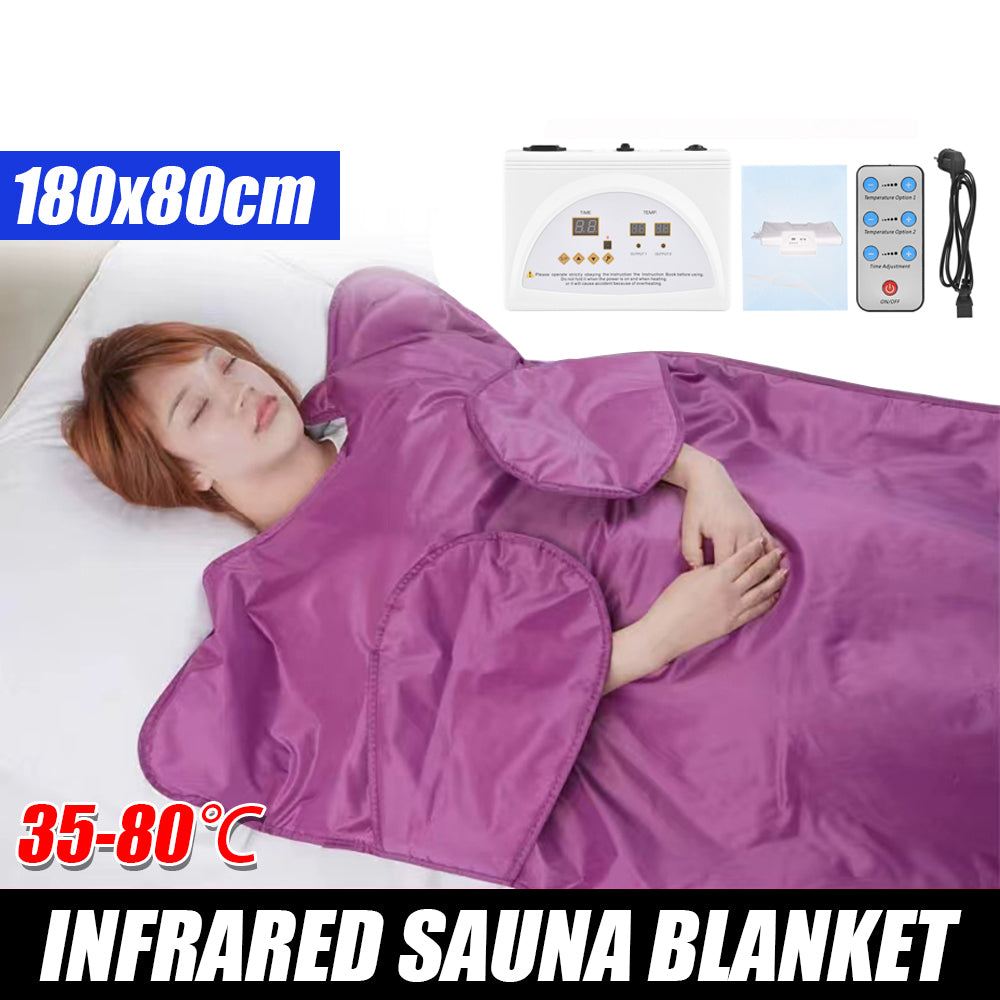 Long Infrared Sauna Heating Blanket, Fat Removal, Detox, 650W