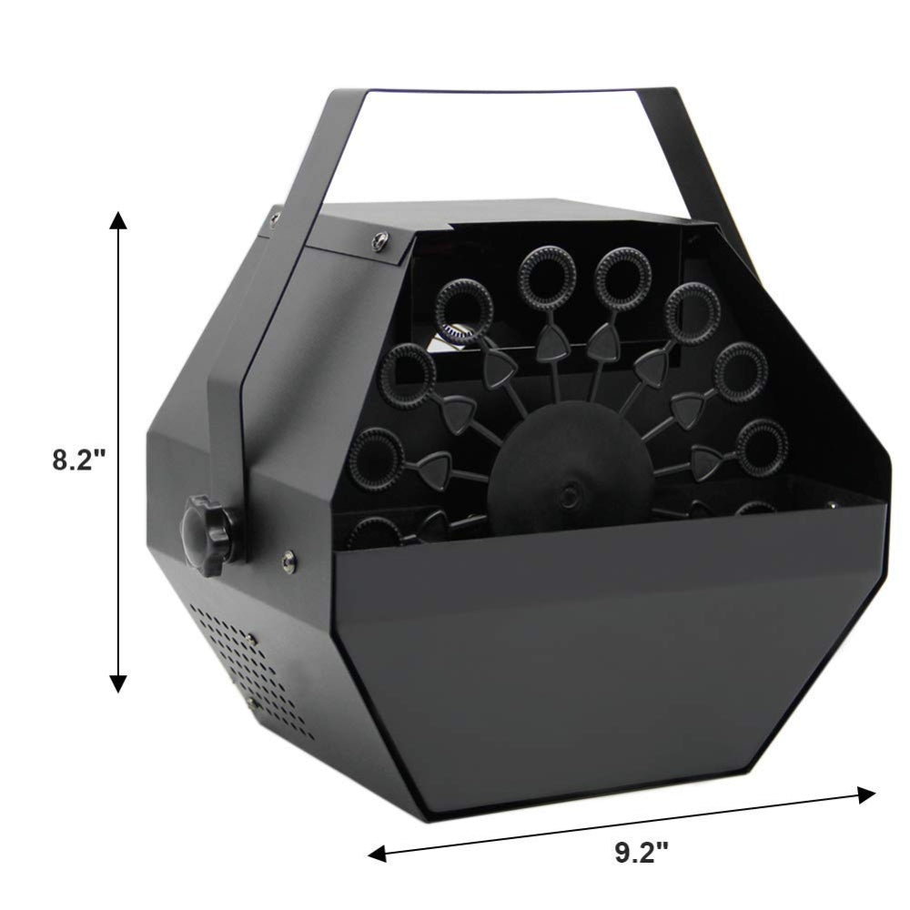 High-Power Electric Bubble Machine with Remote, 0.75L